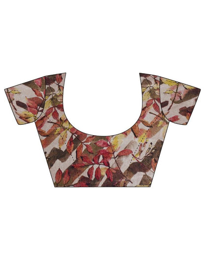 Black Printed Saree | Leemboodi