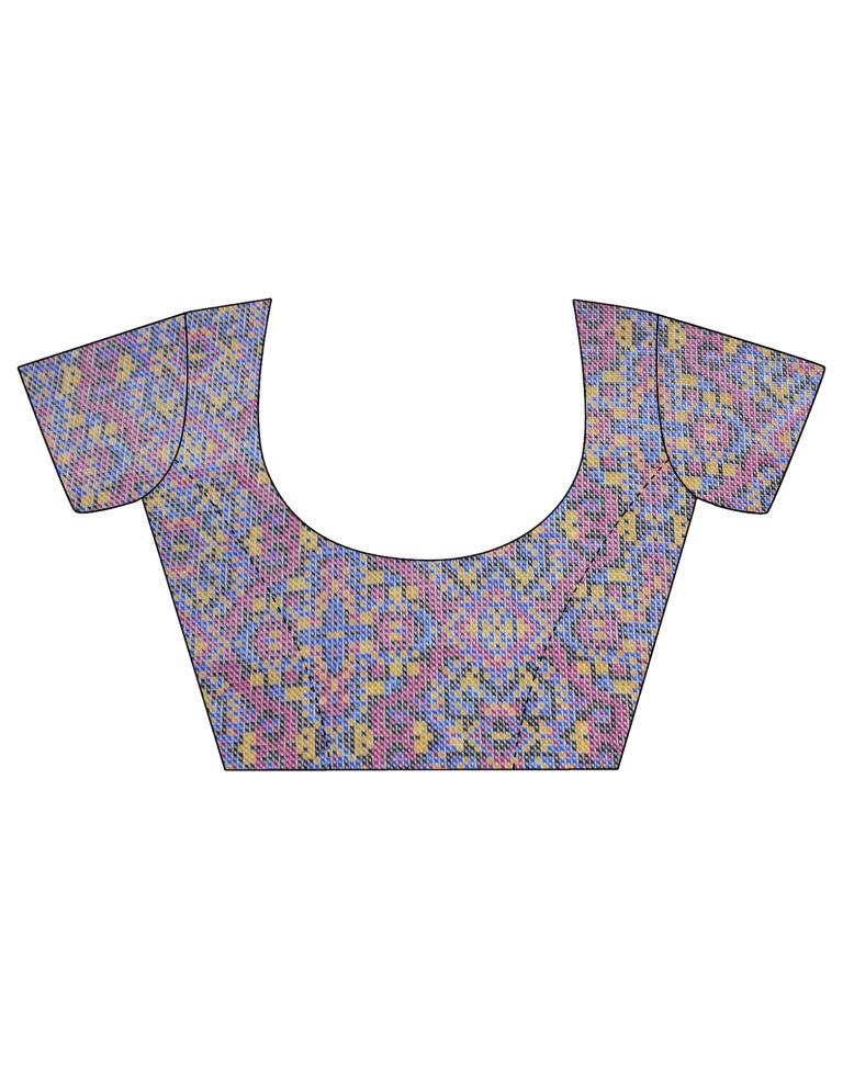 Magenta Printed Saree | Leemboodi