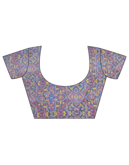 Magenta Printed Saree | Leemboodi