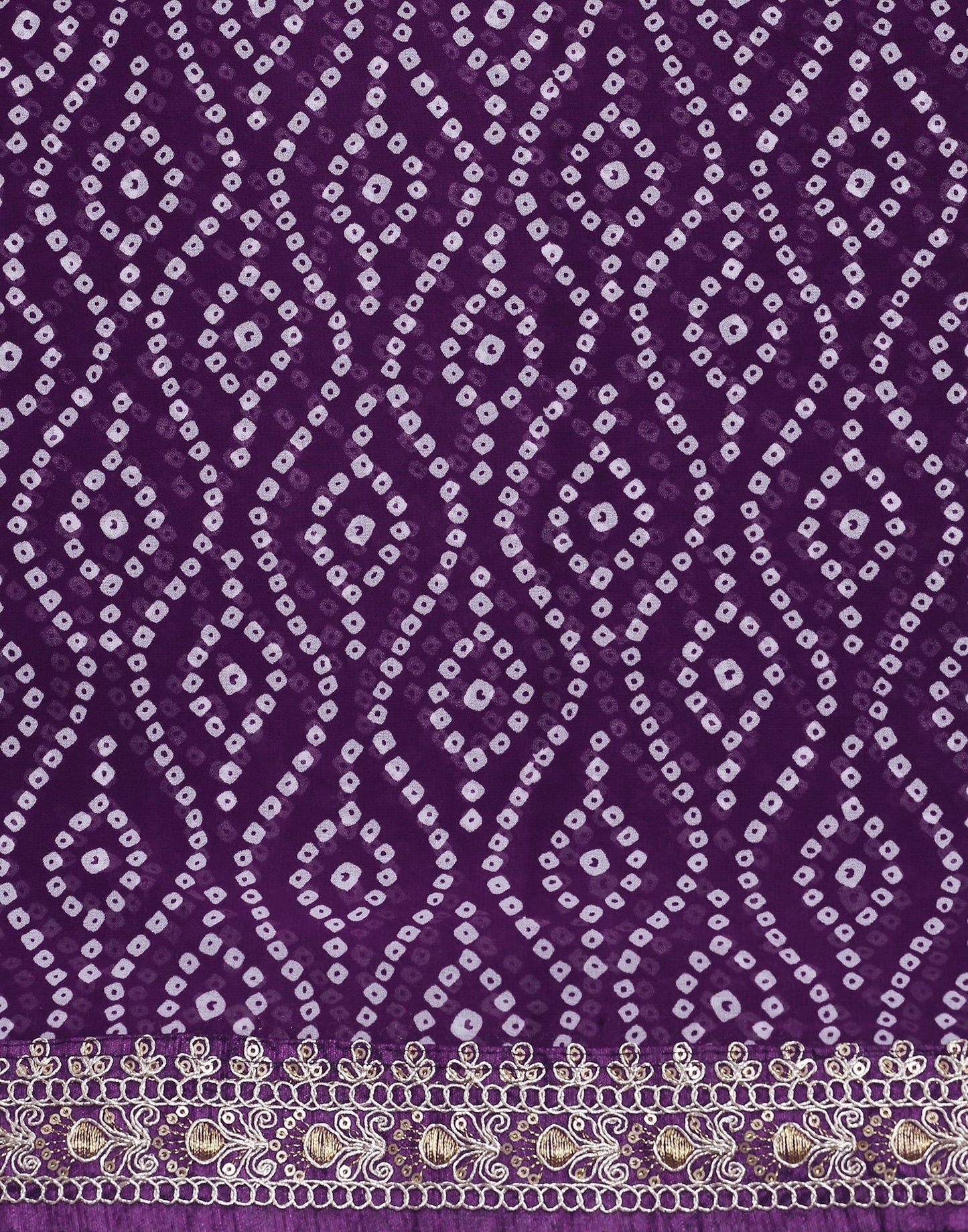 Purple Georgette Saree | Leemboodi
