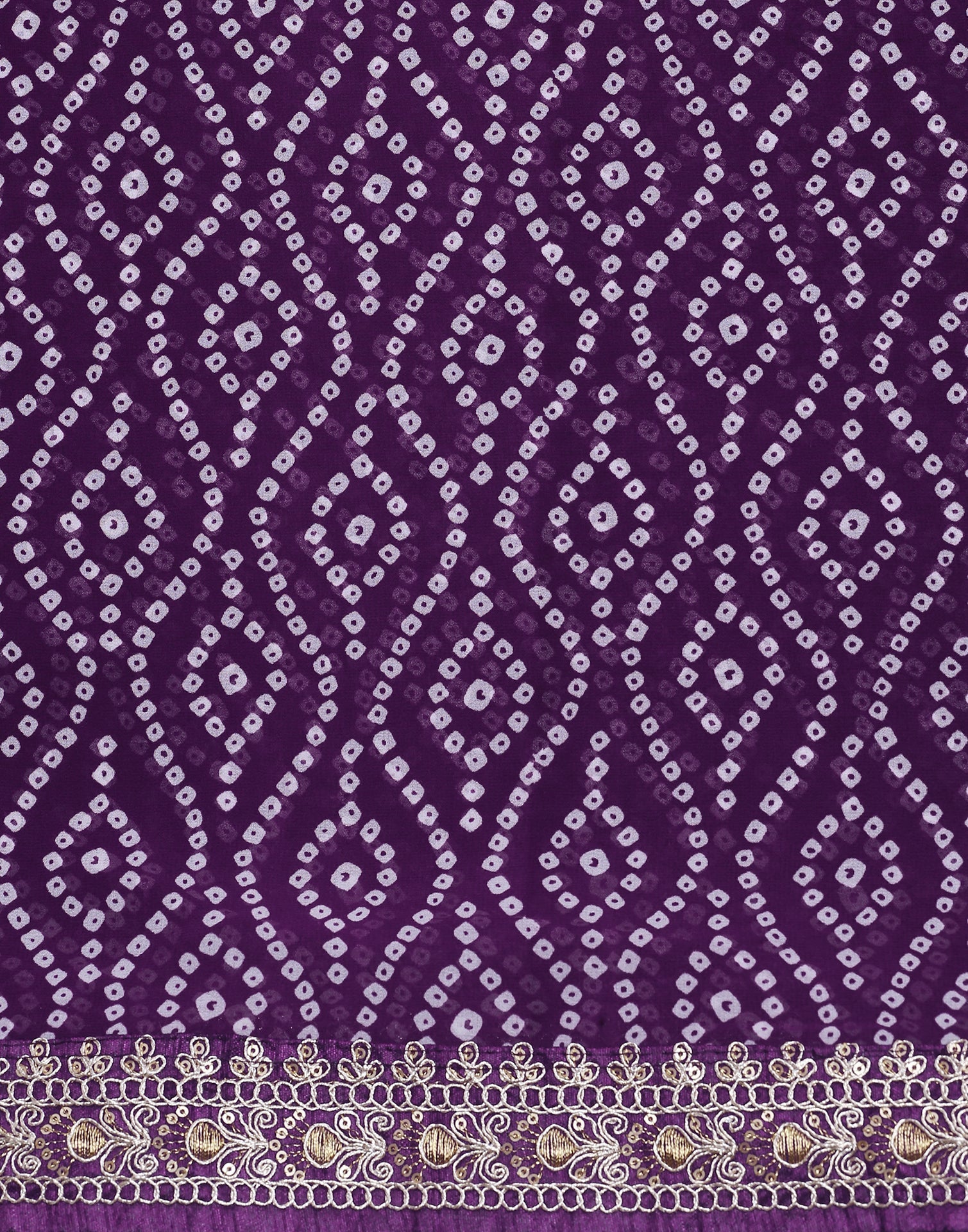 Purple Georgette Saree | Leemboodi