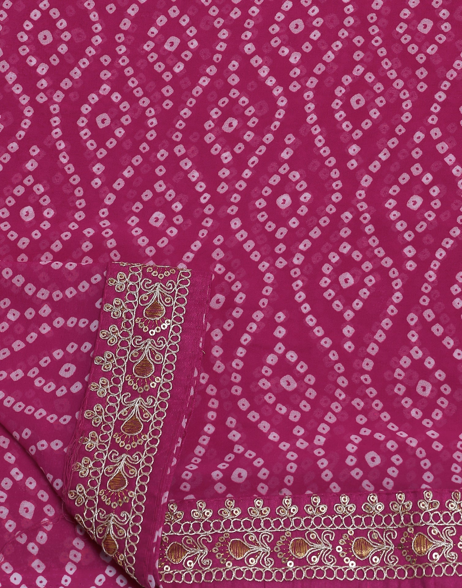 Pink Georgette Saree | Leemboodi