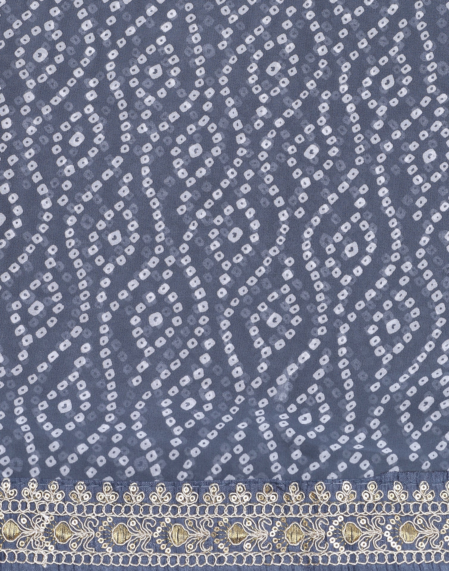 Grey Georgette Saree | Leemboodi