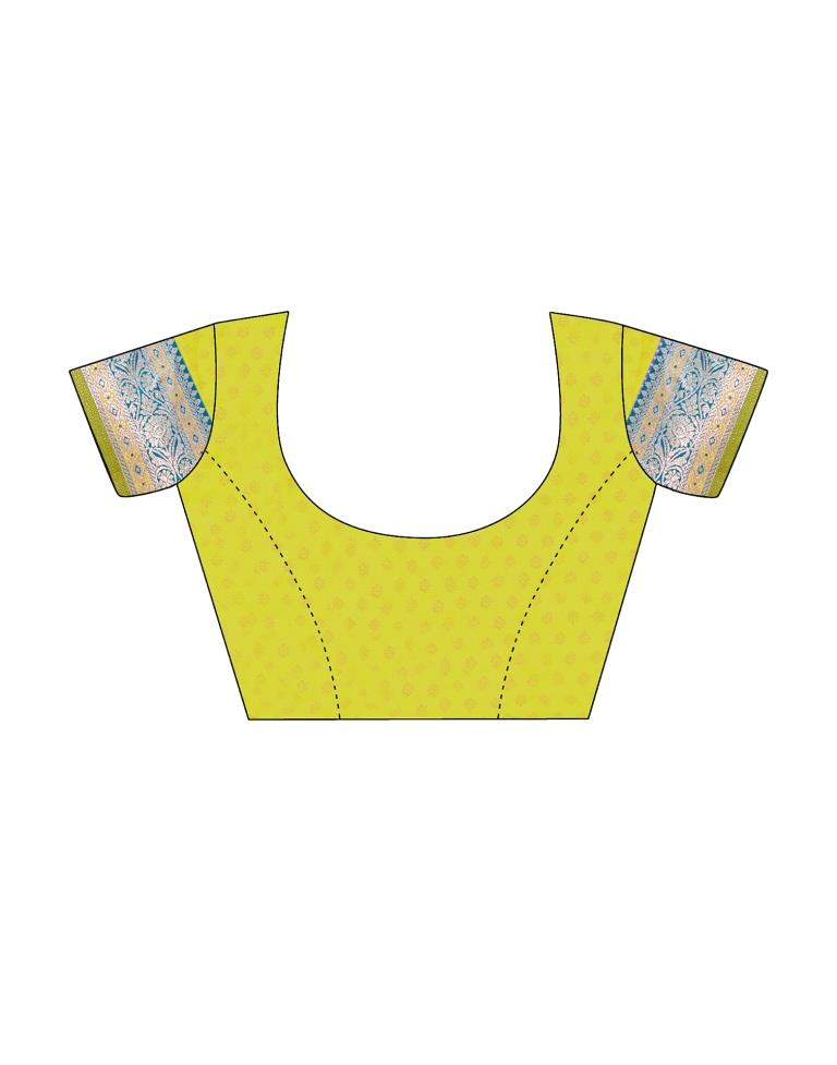 Pear Green Silk Saree | Leemboodi