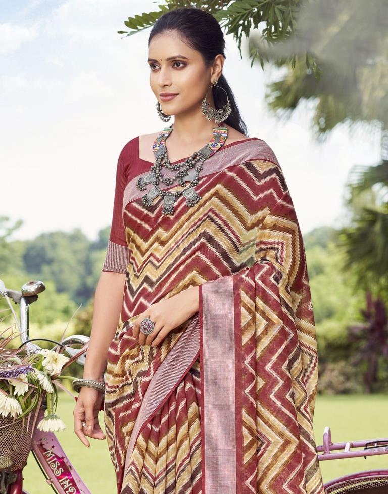 Multicoloured Cotton Saree | Sudathi