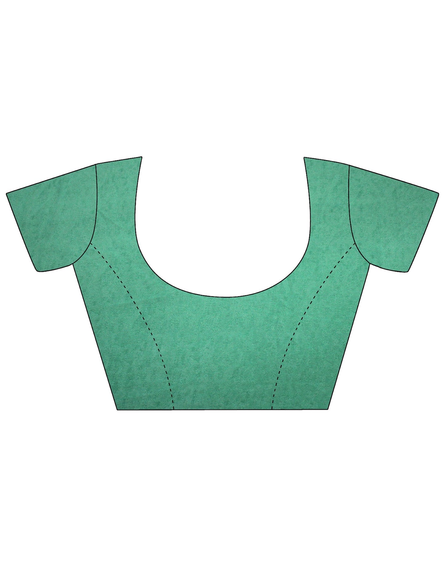 Green Georgette Printed Saree