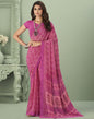 Pink Georgette Saree | Sudathi