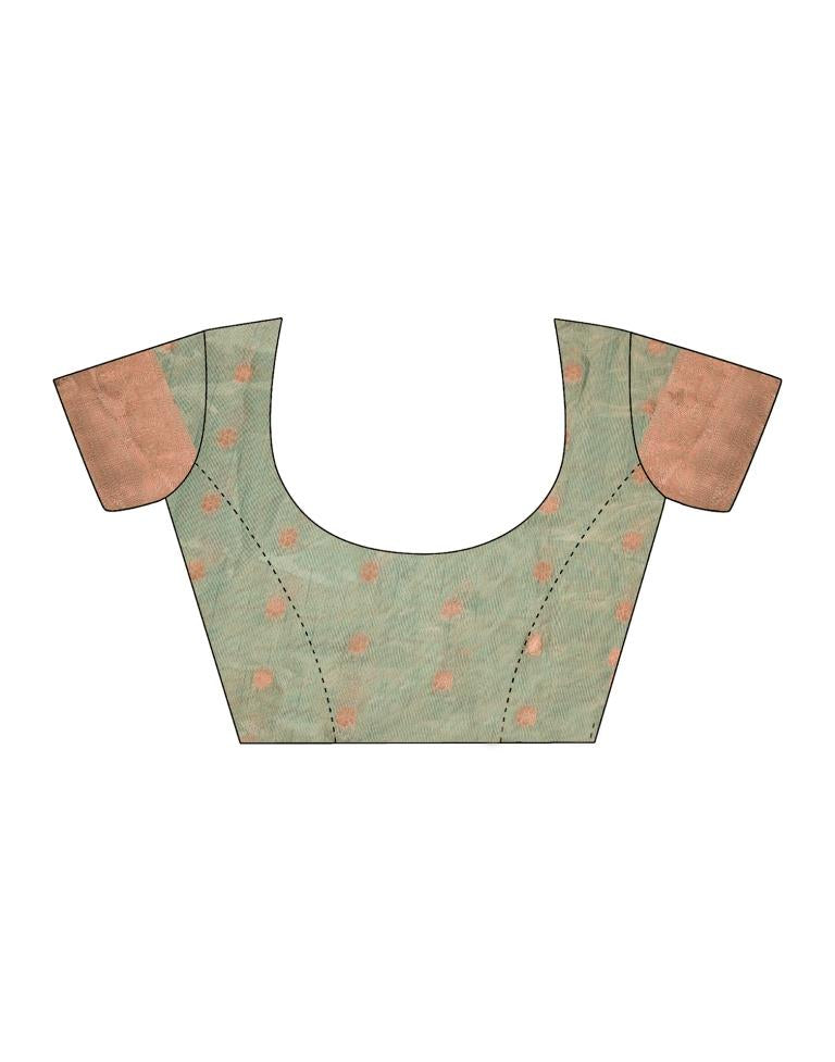 Light Green Silk Saree | Leemboodi