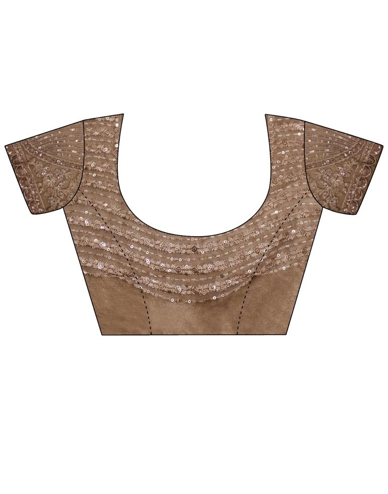 Green Chiffon Saree | Leemboodi