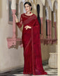 Red Chiffon Saree | Leemboodi