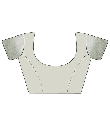 Light Grey Georgette Saree | Leemboodi