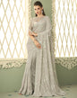 Light Grey Georgette Saree | Leemboodi