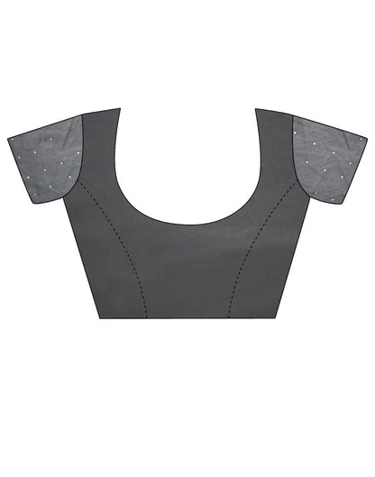 Grey Georgette Saree | Leemboodi