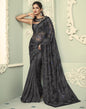Grey Georgette Saree | Leemboodi