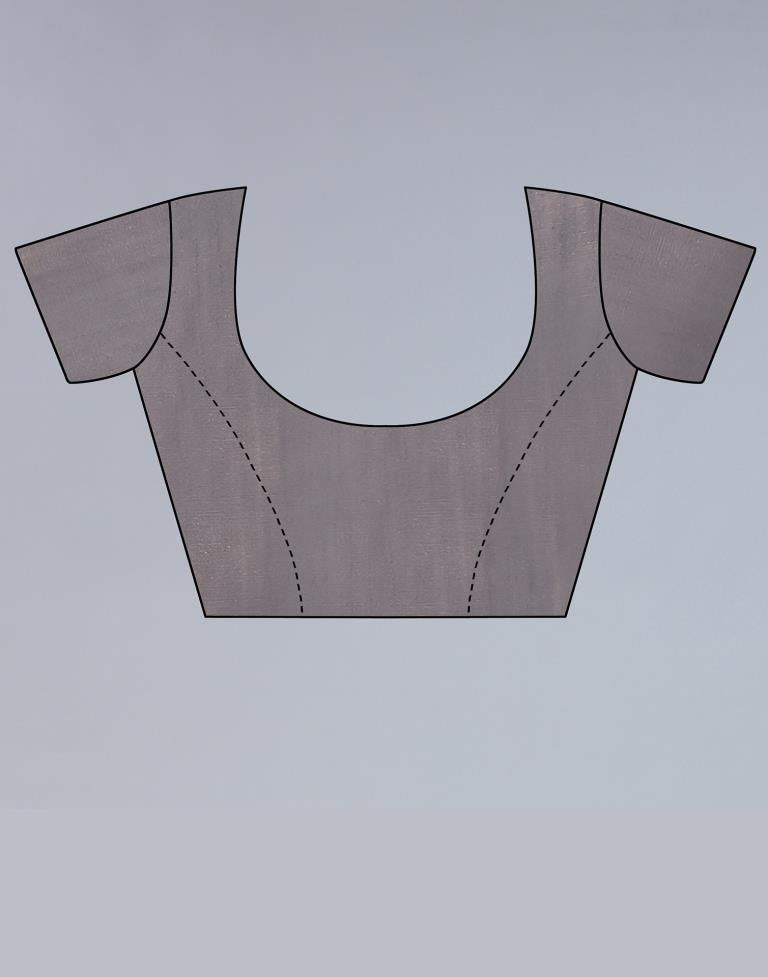Grey Georgette Saree | Leemboodi
