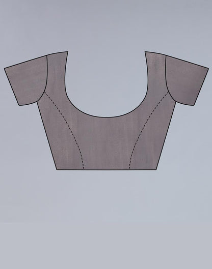 Grey Georgette Saree | Leemboodi