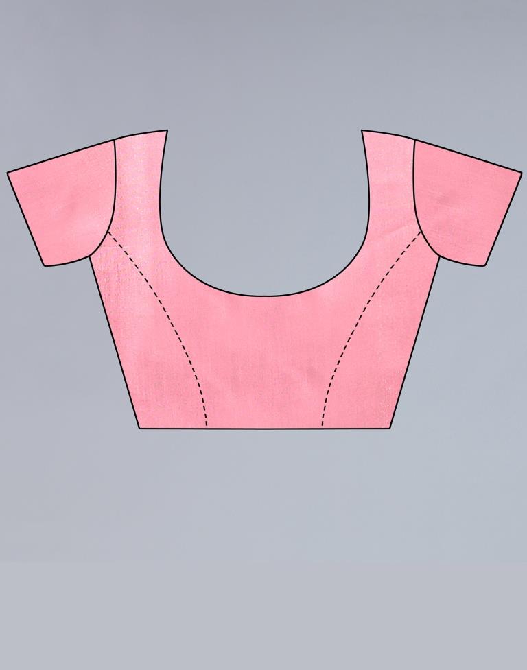 Light Pink Georgette Saree | Sudathi