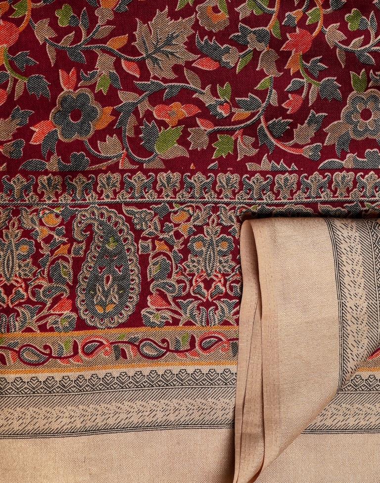 Maroon Silk Saree | Sudathi