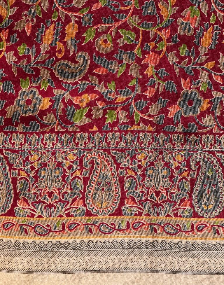 Maroon Silk Saree | Sudathi