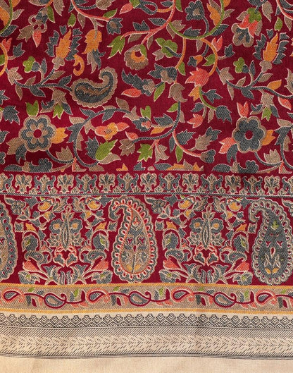 Maroon Silk Saree | Sudathi