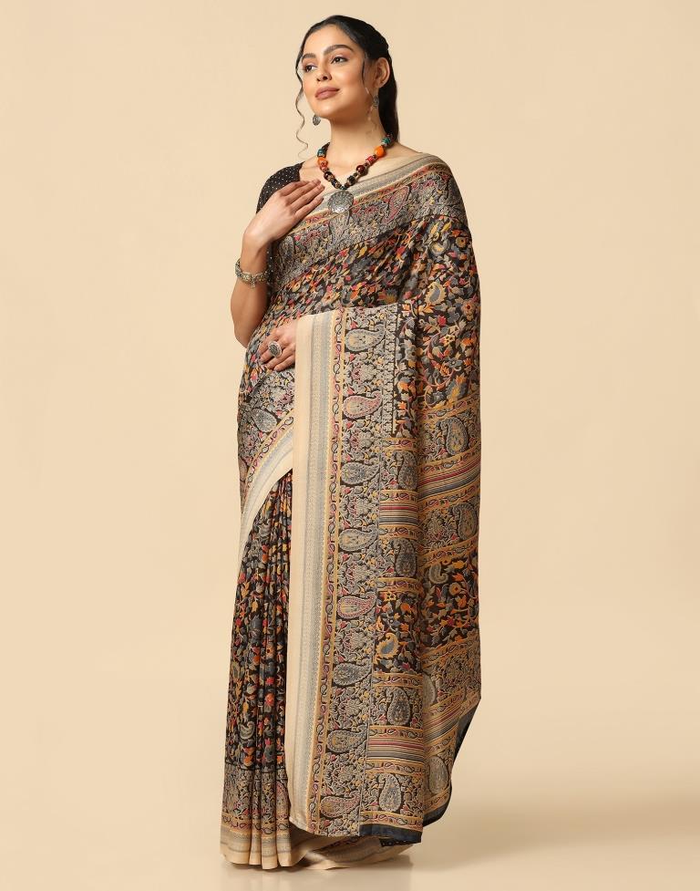 Black Silk Saree | Sudathi