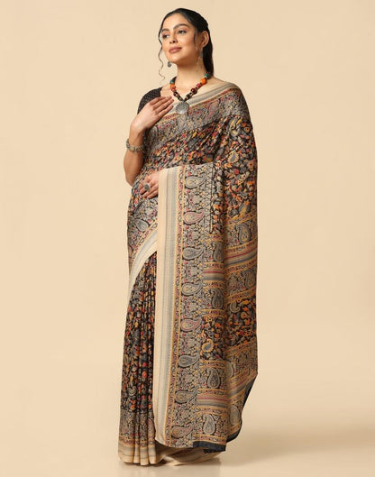 Black Silk Saree | Sudathi