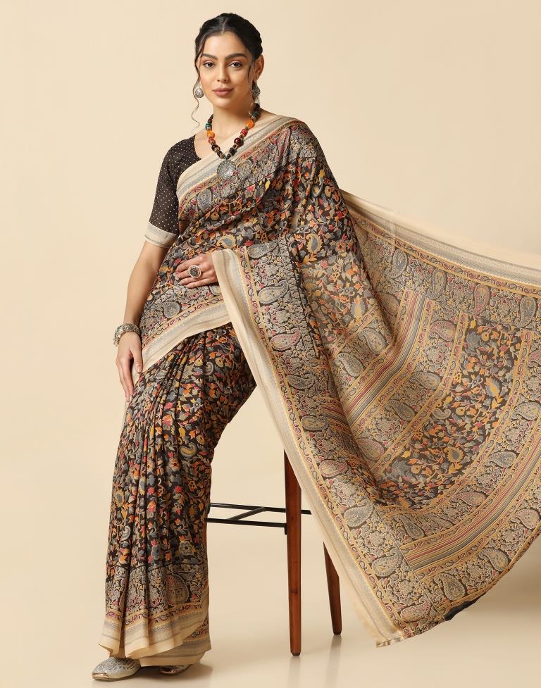 Black Silk Saree | Sudathi