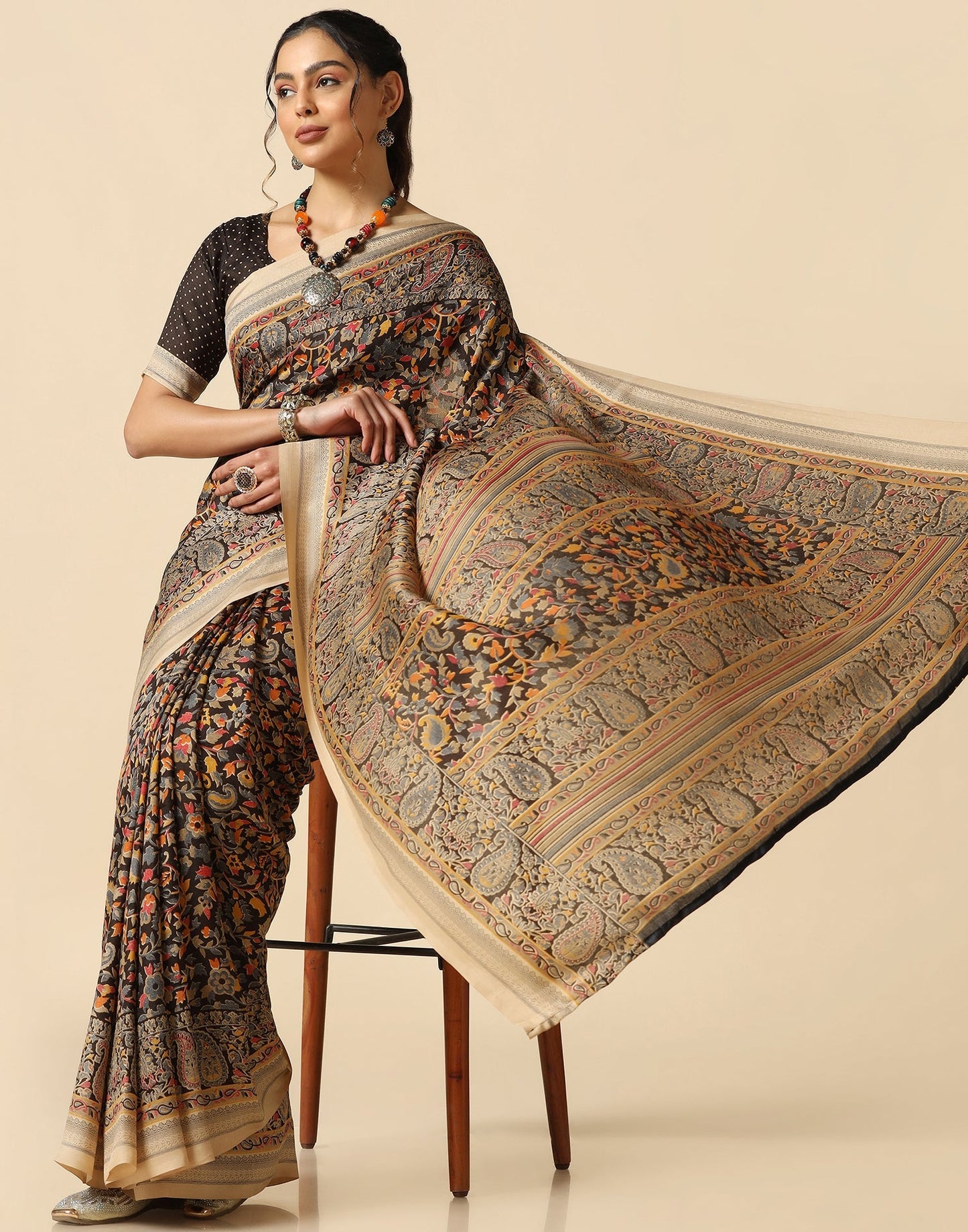 Black Silk Saree | Sudathi