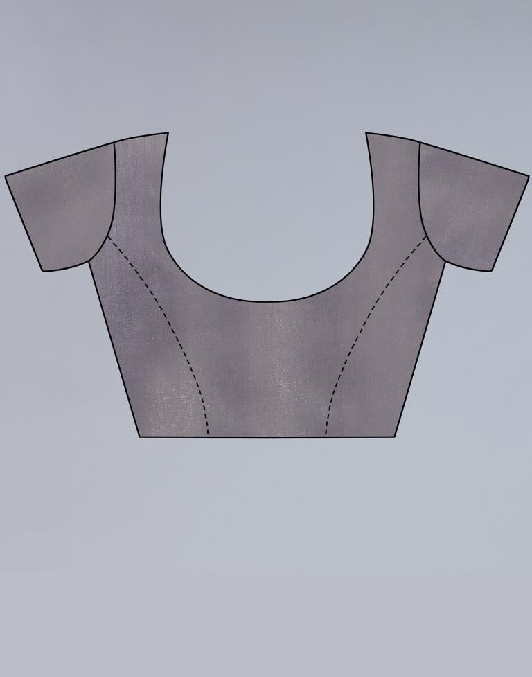 Grey Georgette Saree | Leemboodi
