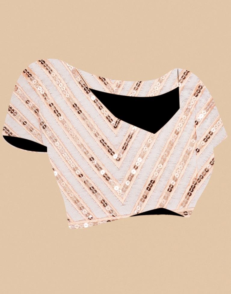 White Georgette Saree | Leemboodi