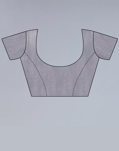 Light Grey Silk Saree | Leemboodi