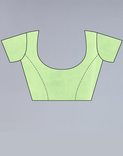 Light Green Silk Saree | Leemboodi