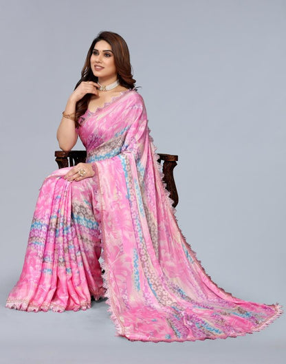Light Pink Silk Saree | Sudathi