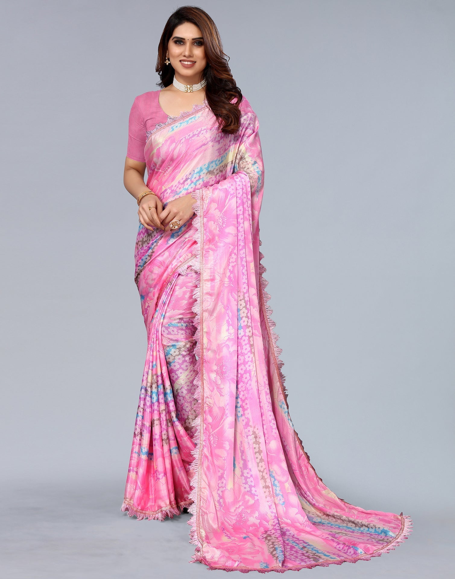 Light Pink Silk Saree | Sudathi