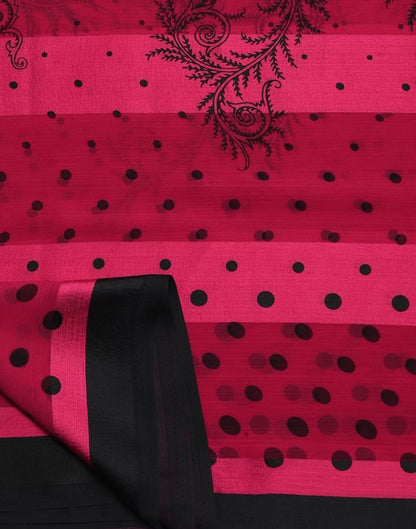 Red Chiffon Saree | Leemboodi