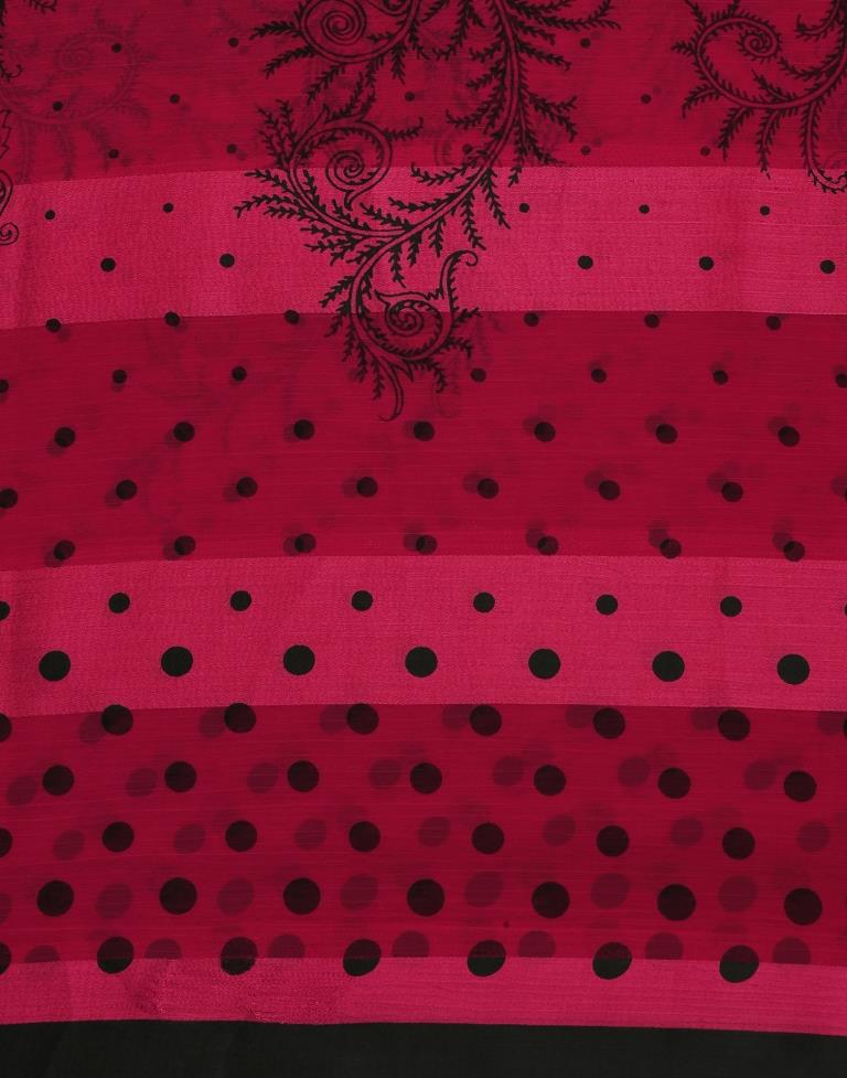 Red Chiffon Saree | Leemboodi