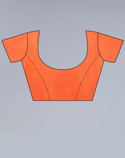 Light Orange Georgette Saree | Sudathi