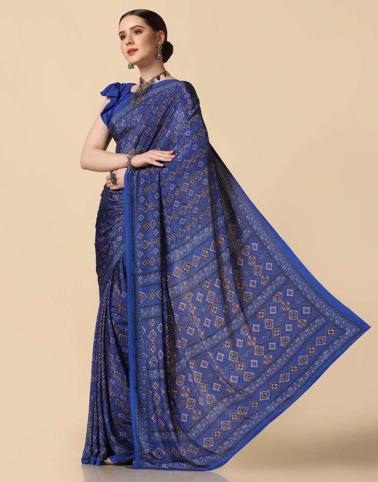 Blue Silk Saree | Sudathi