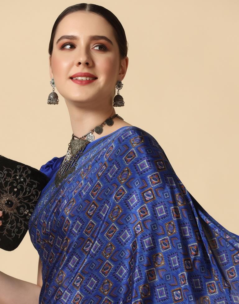Blue Silk Saree | Sudathi