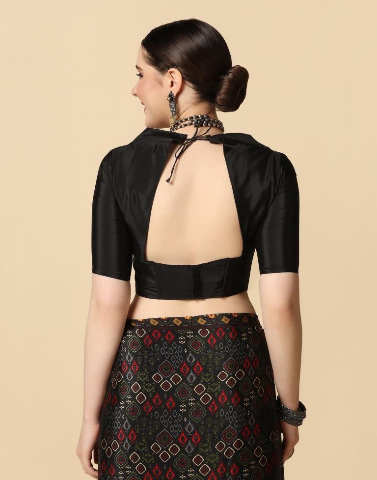 Black Silk Saree | Leemboodi