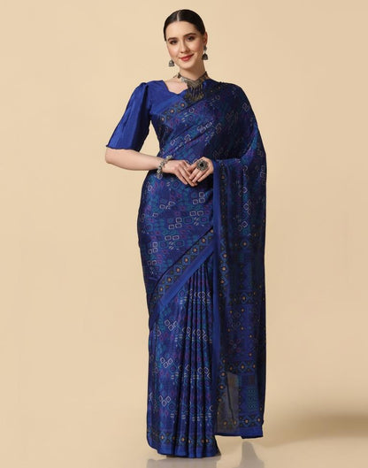 Blue Silk Saree | Sudathi