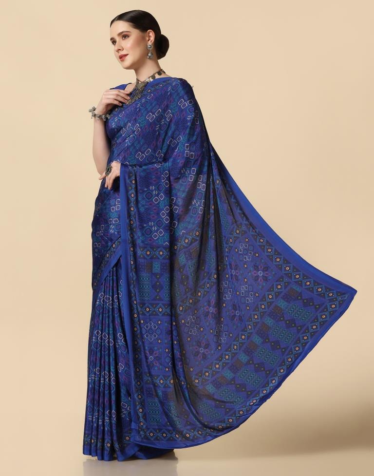 Blue Silk Saree | Sudathi