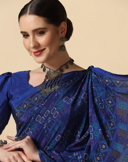 Blue Silk Saree | Sudathi