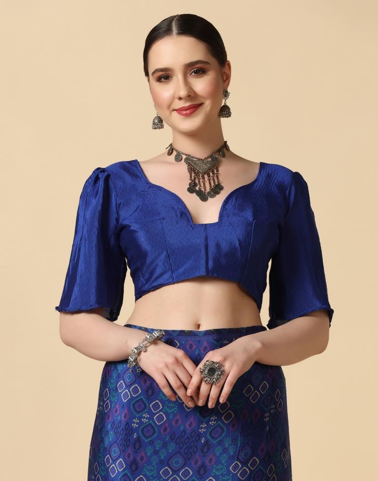 Blue Silk Saree | Sudathi