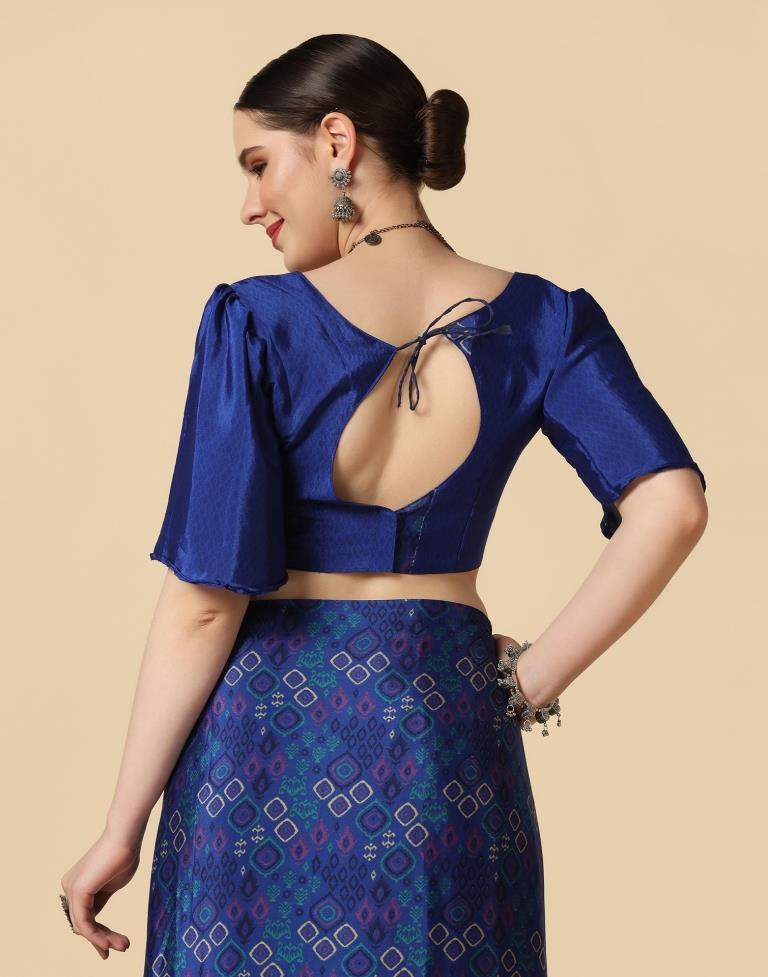 Blue Silk Saree | Sudathi