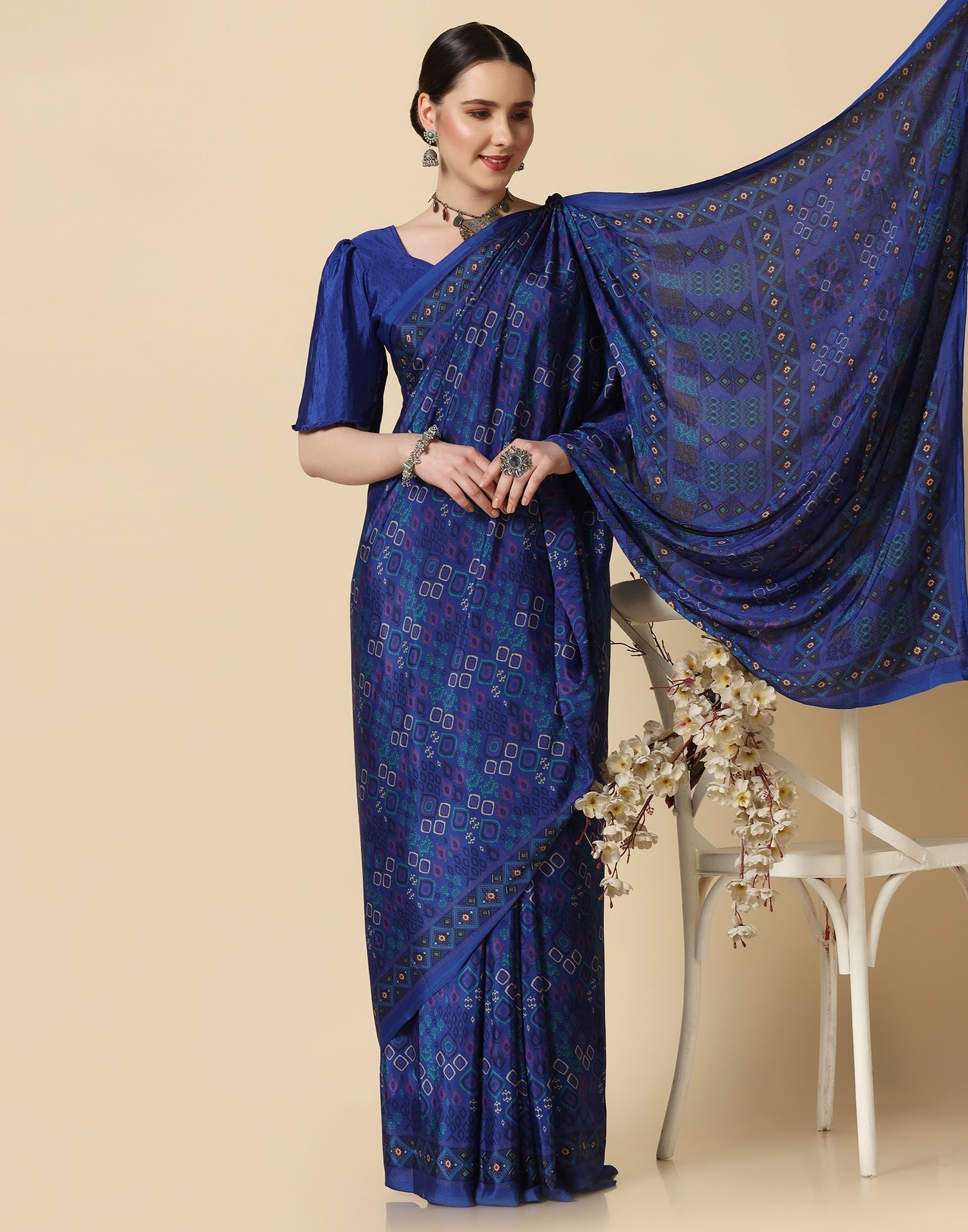 Blue Silk Saree | Sudathi