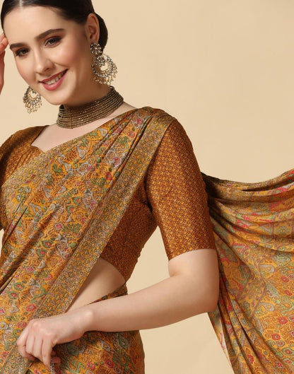 Yellow Silk Saree | Sudathi