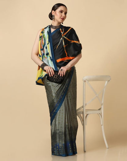 Multicoloured Silk Saree | Leemboodi