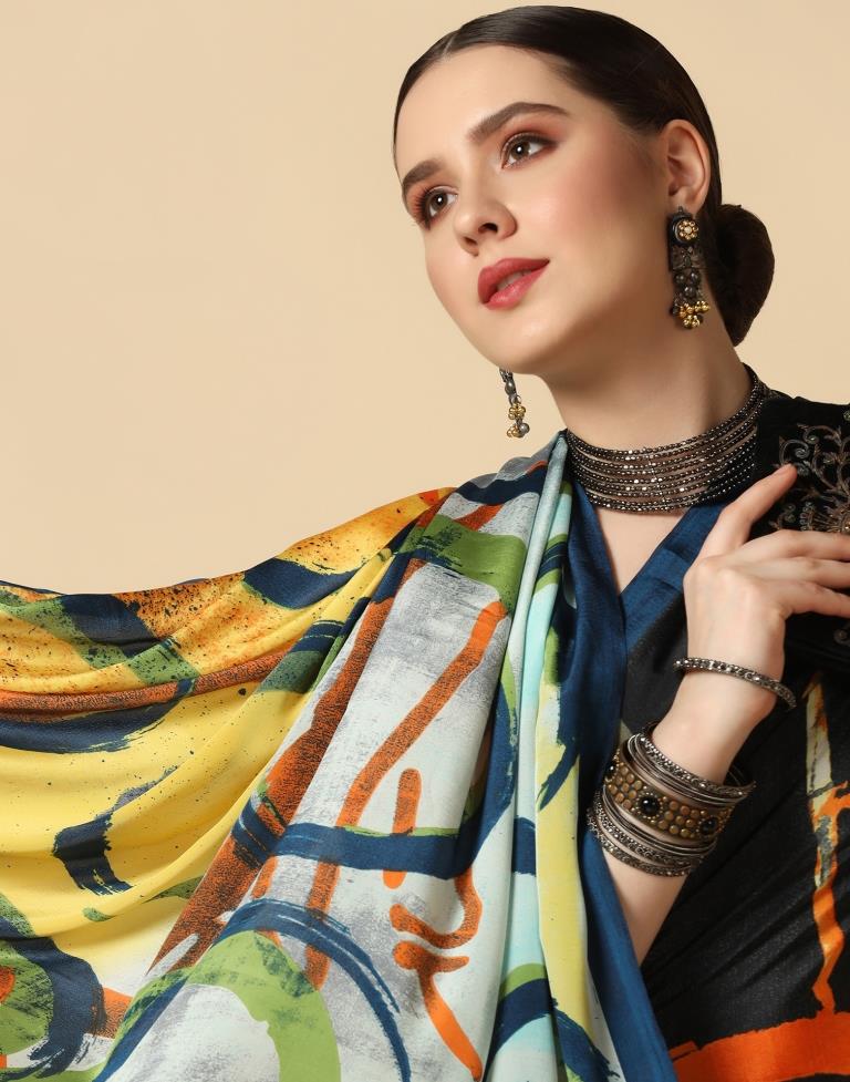 Multicoloured Silk Saree | Leemboodi