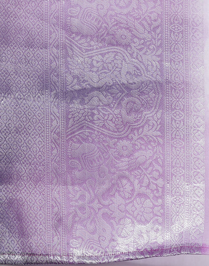 Light Purple Organza Saree | Sudathi